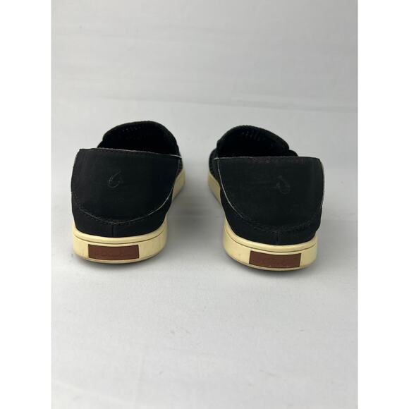 SurfCore OluKai Women’s Pehuea Black Mesh Slip-On Loafers Size 7.5 (EUR 38) - Picture 3 of 15